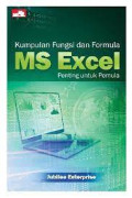 KUMPULAN FUNGSI DAN FORMULA MS EXCEL PENTING UNTUK PEMULA